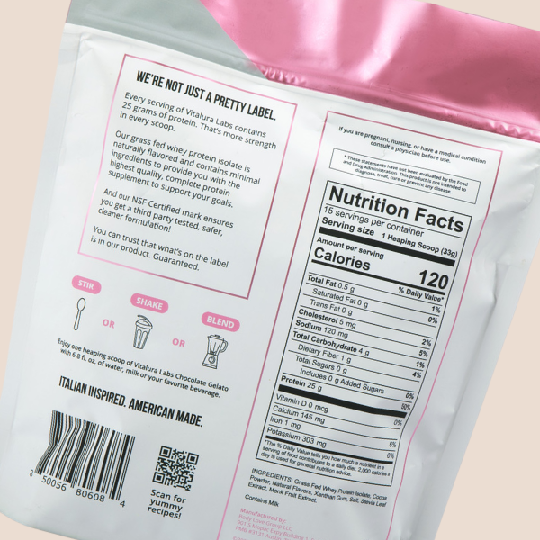 Isolat de protéines de lactosérum nourri à l'herbe